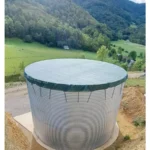 Citerne acier incendie 60 m³ galvanisée – réserve RNDECI prête à poser