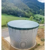 Citerne acier incendie 60 m³ galvanisée – réserve RNDECI prête à poser