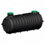 Cuve enterrée 10 000 L ‒ Pré‑équipée / PEHD rotomoulée, entrée‑sortie Ø160 mm