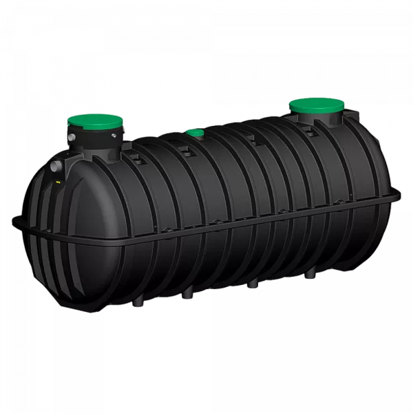 a Cuve enterrée 10 000 L ‒ Pré‑équipée / PEHD rotomoulée, entrée‑sortie Ø160 mm – Image 1