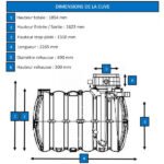 Cuve enterrée pré‑équipée 3000 L – PE monobloc avec filtre & rehausse incluse – Image 2