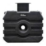 Cuve rectangulaire enterrée 2000 L – PE rotomoulée compacte, trappe Ø 500 mm – Image 2