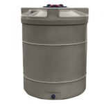 Cuve ronde pré‑équipée 3000 L — stocke pluie / eau claire, PEHD rotomoulée – Image 3