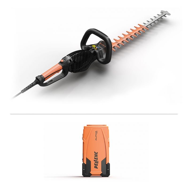 c1 Pack Helion 3 Compact + Batterie Alpha 260 — taille‑haies 43,2 V • lamier 63 cm • 3 h autonomie • IP54 – Image 1