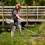 Débroussailleuse EXCELION ESSENTIAL DH à batterie embarquée — 1 200 W • Ø de coupe 460 mm • 3 vitesses • autonomie jusqu’à 2 h • poignée guidon – Image 4