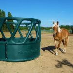 Râtelier Durapoly 4 éléments – Distribution sécurisée du fourrage pour chevaux – Structure robuste et évolutive