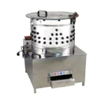 Plumeuse Cylindra Inox – 144 doigts, 0,75 kW, 240 V, Cuve Ø590 mm, 56 kg