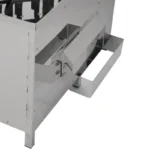Plumeuse Cylindra Inox – 144 doigts, 0,75 kW, 240 V, Cuve Ø590 mm, 56 kg – Image 3