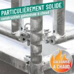 Grand râtelier à foin carré XXL – 16 places avec cornadis, structure galvanisée robuste – Image 4